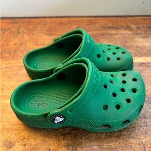 Kids' Crocs Classic Clogs, Green, Size 9